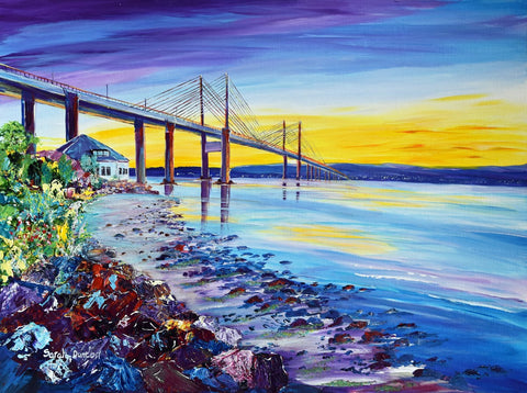 Twilight Crossing: North Kessock Bridge - Sarah Dunton