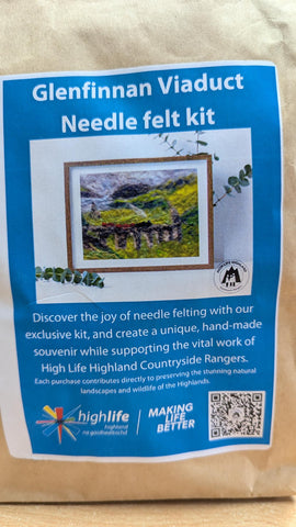 Glenfinnan Viaduct needle felt kit